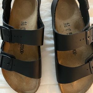 Birkenstock size 41 women’s Milano black leather